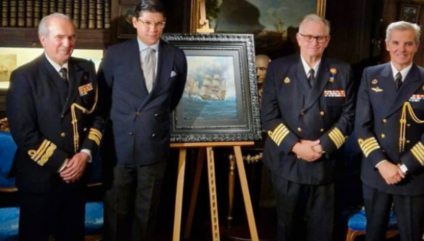 Acto de cesión de La Naval de Manila en Madrid