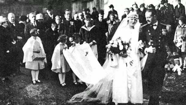 Boda real de Maria Augusta Kutschera y Georg von Trapp