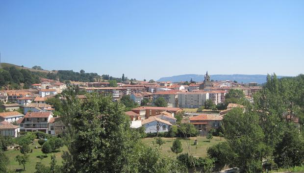 Vista de Espinosa de los Monteros, en Burgos