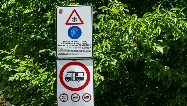 Ampliación de la señal de prohibido