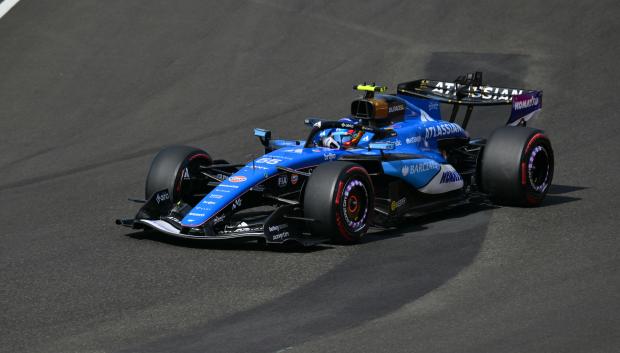 Williams' Spanish driver Carlos Sainz competes during the qualifying session at the Hungaroring racetrack in Mogyorod near Budapest, Hungary, on July 25, 2026 ahead of the Formula One Hungarian Grand Prix. (Photo by Andrej ISAKOVIC / AFP)