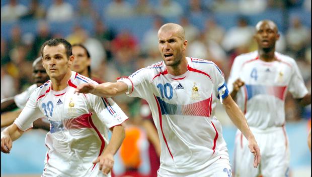 Zinedine Zidane, durante las semifinales del Mundial 2006