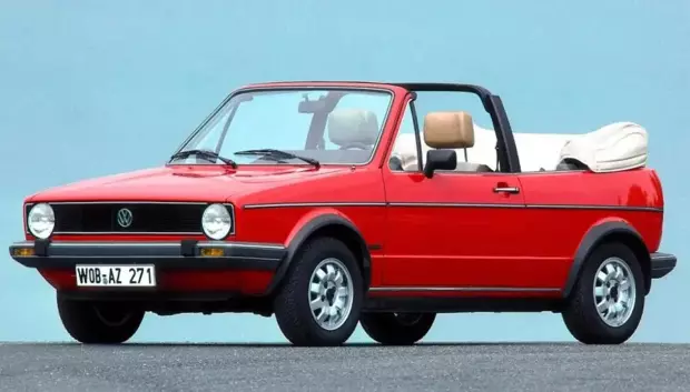 Un VW Golf descapotable, un coche muy especial
