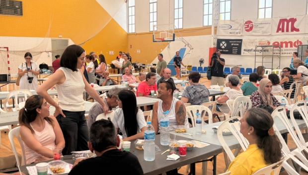 Imagen de Diana Morant tomada este miércoles en la localidad castellonense de Nules