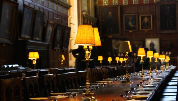 Uno de los comedores de Oxford
