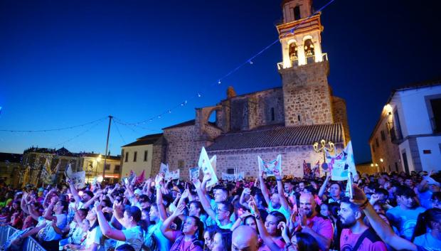 La oca atrajo a muchos participantes y espectadores en Dos Torres