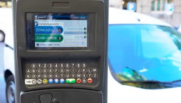 Los parquímetros indican las restricciones