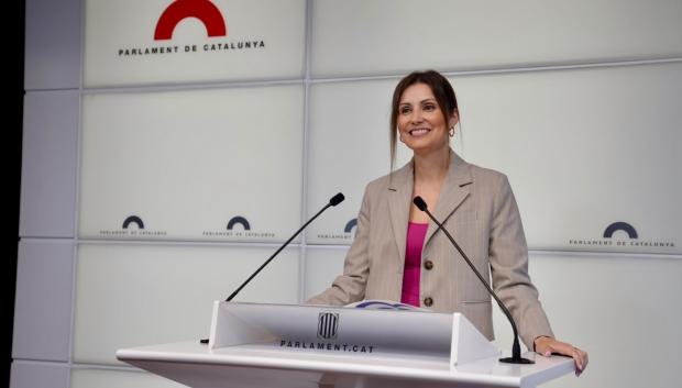La portavoz del PP en el Parlament, Lorena Roldán