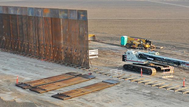 Avance de la construcción del Muro Fronterizo de EE.UU. en Texas