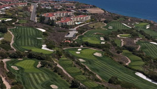 Imagen aérea del campo de golf