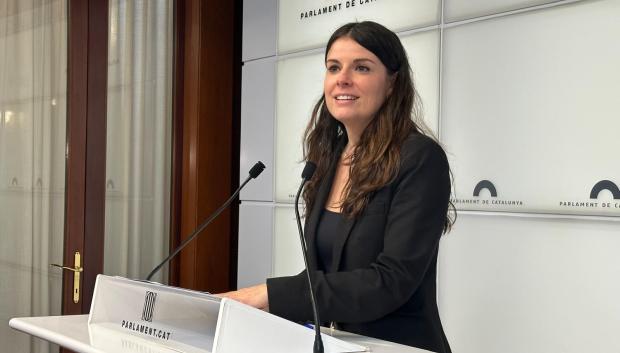 La presidenta de Junts en el Parlament, Mònica Sales, en una imagen de archivo