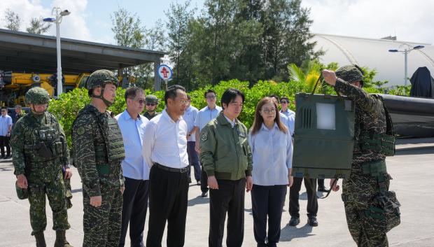 Imágenes subidas a la cuenta oficial del portavoz de la Oficina Presidencial de Taiwán