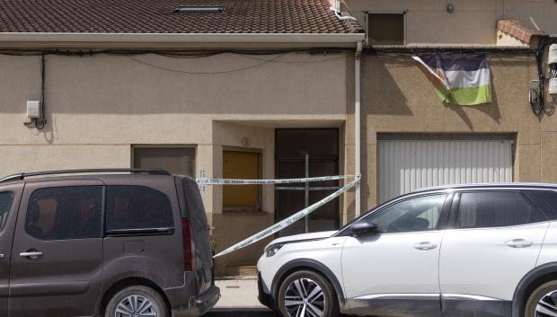 Exterior de la vivienda precintada