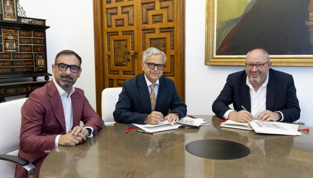 Félix Romero, Salvador Fuentes y Manuel Torralbo