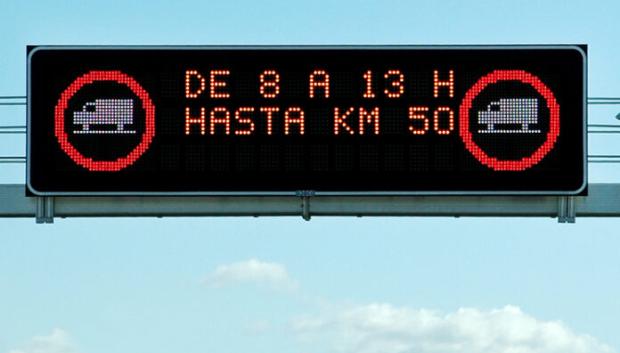 Las restricciones a la circulación son habituales en la AP-7