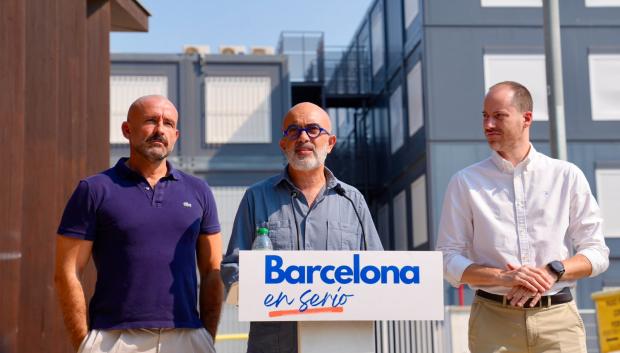 Daniel Sirera (centro), junto a Jaime de los Santos, y Juan Fernández