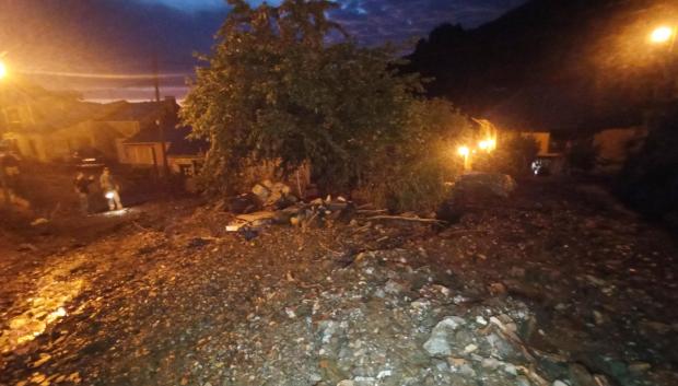 Riada en el pueblo de Manzanedo de Valdueza (León)