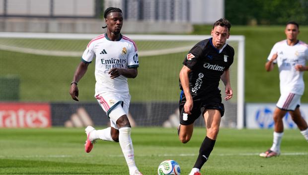 Eduardo Camavinga, en un amistoso durante la pretemporada del Real Madrid
