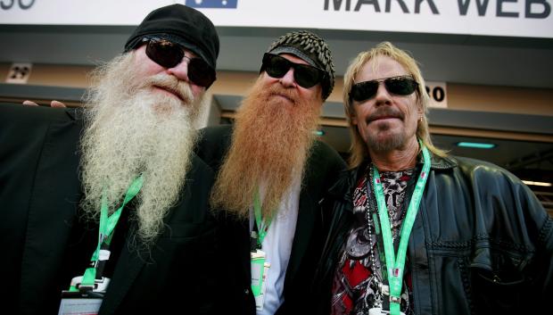 Los miembros originales de ZZ top Dusty Hill, Billy Gibbons y Frank Beard