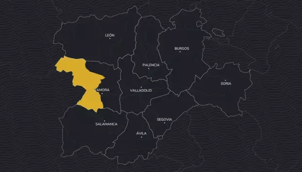 La producción se localiza en las comarcas de Aliste, Sayago y Sanabria, al oeste de la provincia de Zamora.