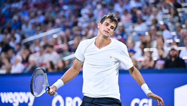 Rafa Jódar, lamenta un punto fallado en el Masters 1000 de Cincinnati