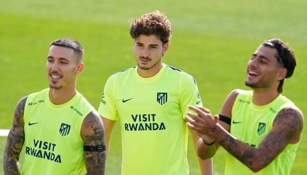 Julián Álvarez, en un partido con el Atlético de Madrid