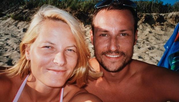 La Princesa Mette-Marit y el Príncipe Haakon en su luna de miel