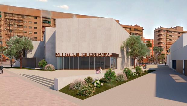 Imagen del render del nuevo auditorio de Valencia
