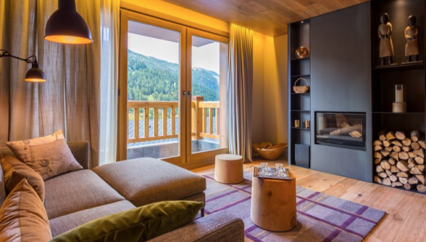 Una de las habitaciones del hotel
