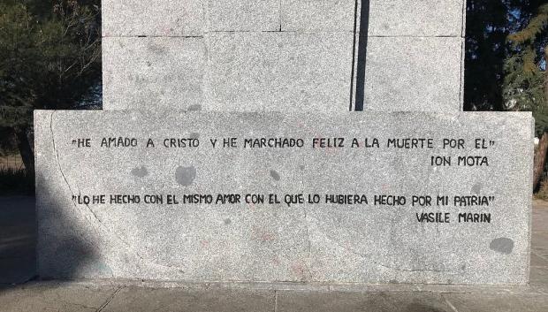 Monumento a los Rumanos Caídos, en Majadahonda (Madrid)