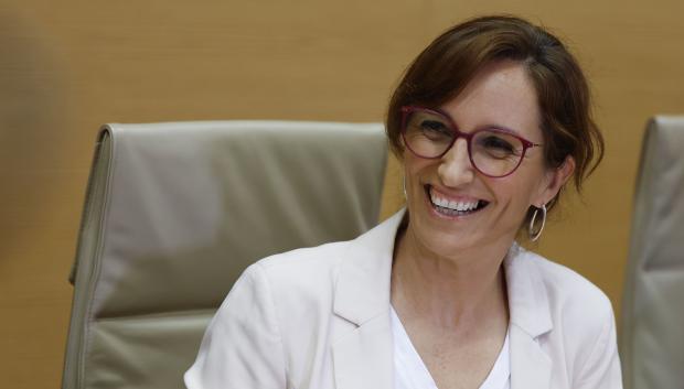 La ministra de Sanidad, Mónica García, comparece este jueves en la Comisión de Sanidad del Congreso para informar de la gestión de sus competencias en la crisis migratoria de Ceuta