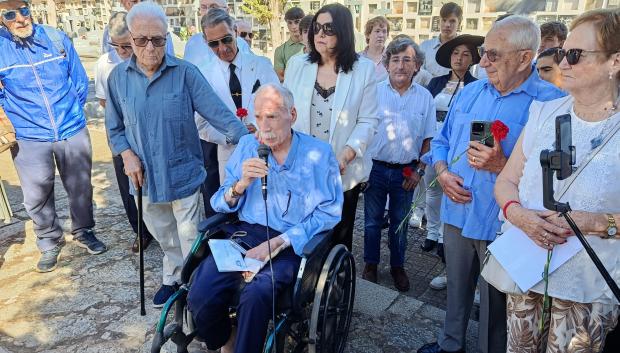 Ladis dedicó unas emocionadas palabras al público congregado