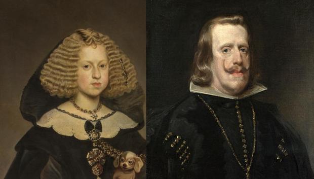 Mariana de Austria se casó con su tío Felipe IV, ella con 15 años y él con 44
