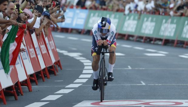 Primoz Roglic, en la contrarreloj de Mónaco