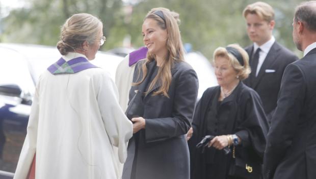 La Familia Real en el primer funeral en honor a Harald V