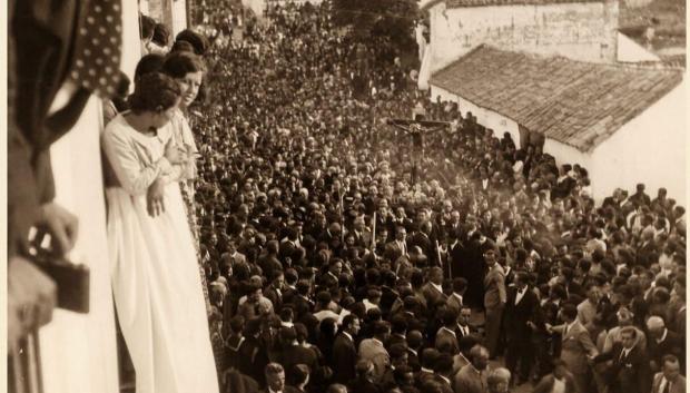 Imagen de la procesión en 1934