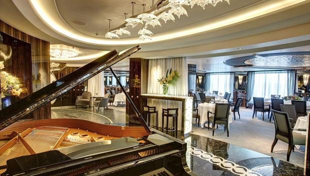 Restaurante en el barco The World