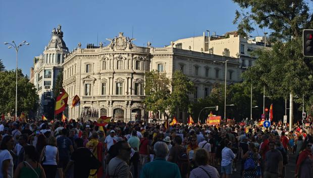 Manifestación en Cibeles
