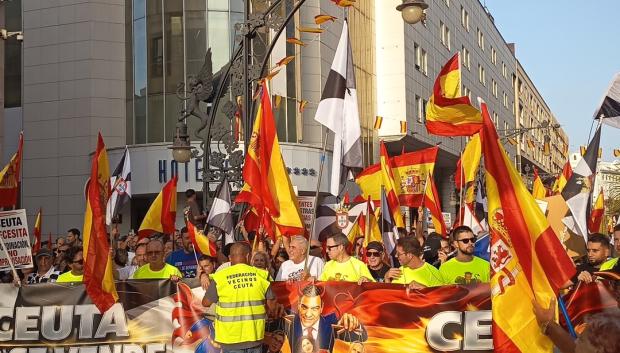 Manifestación en Ceuta