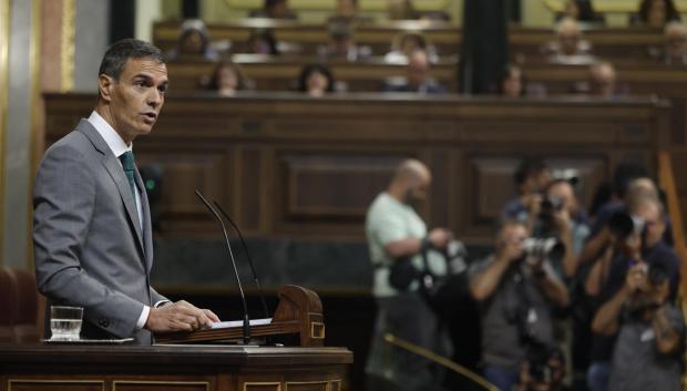 El presidente del Gobierno, Pedro Sánchez, comparece este jueves