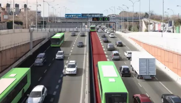 Frente al plan inicial el carril que han creado no tiene nada que ver