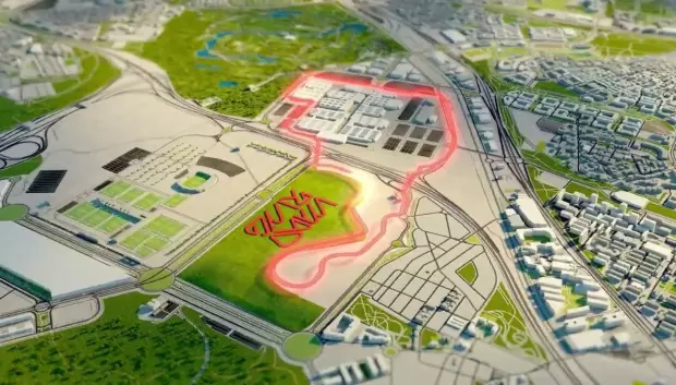 Gradas, accesos y servicios de aparcamiento del circuito