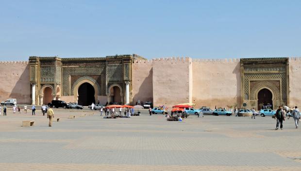 Fachada del Palacio Real de Meknes