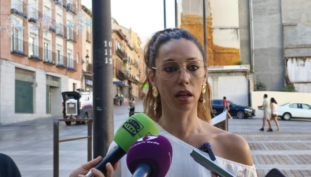 La portavoz del PSOE en el Ayuntamiento de Guadalajara, Lucía de Luz