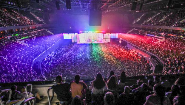 Imagen del concierto de este viernes en el Roig Arena