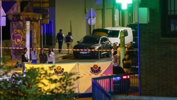 Despliegue policial tras el suceso de Azpeitia