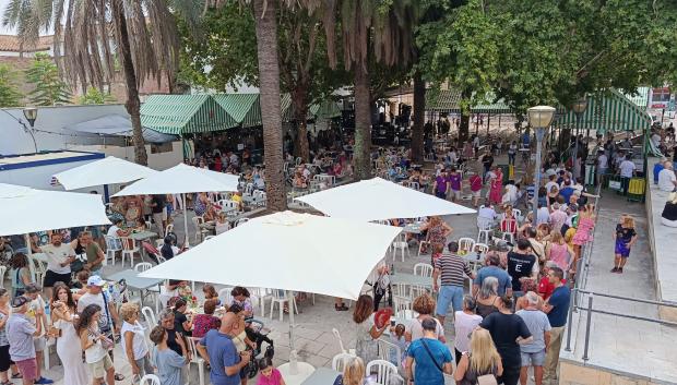 La plaza del Pocito ya estaba llena antes de las 13:00