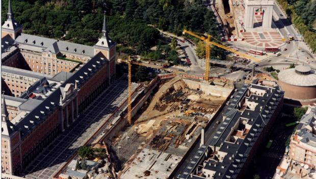 Obras del intercambiador de Moncloa