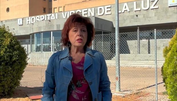 La portavoz de CeM, Mª Ángeles García