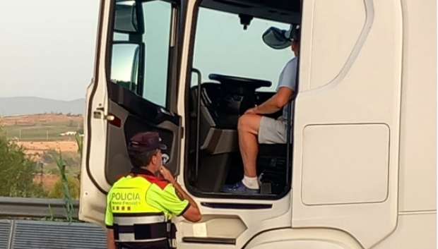 Los controles de los Mossos en Cataluña son habituales
